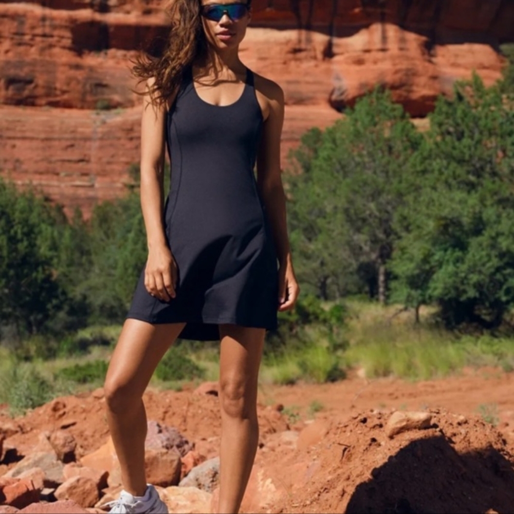 Outdoor Voices The Doing Things Dress Black Size XXL Skort NEW NWT